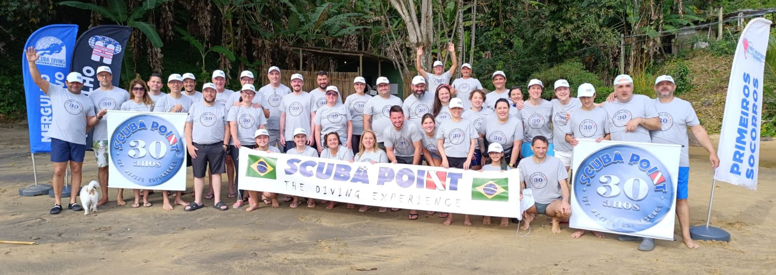 Equipe Scuba Point - 30 anos de experiencia